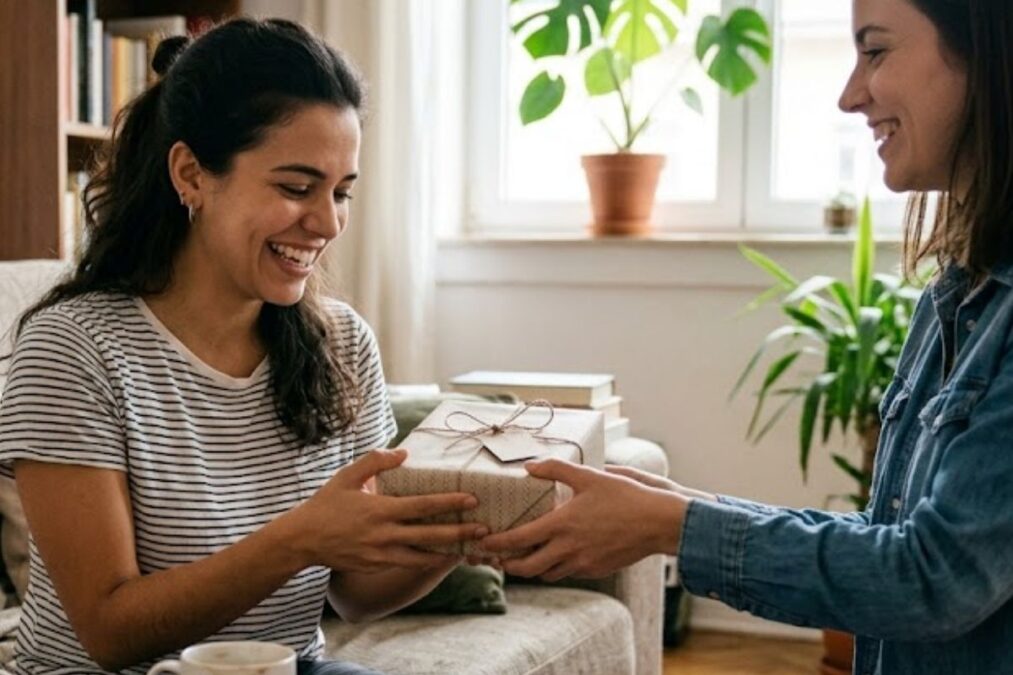 signo ganhando presente do universo