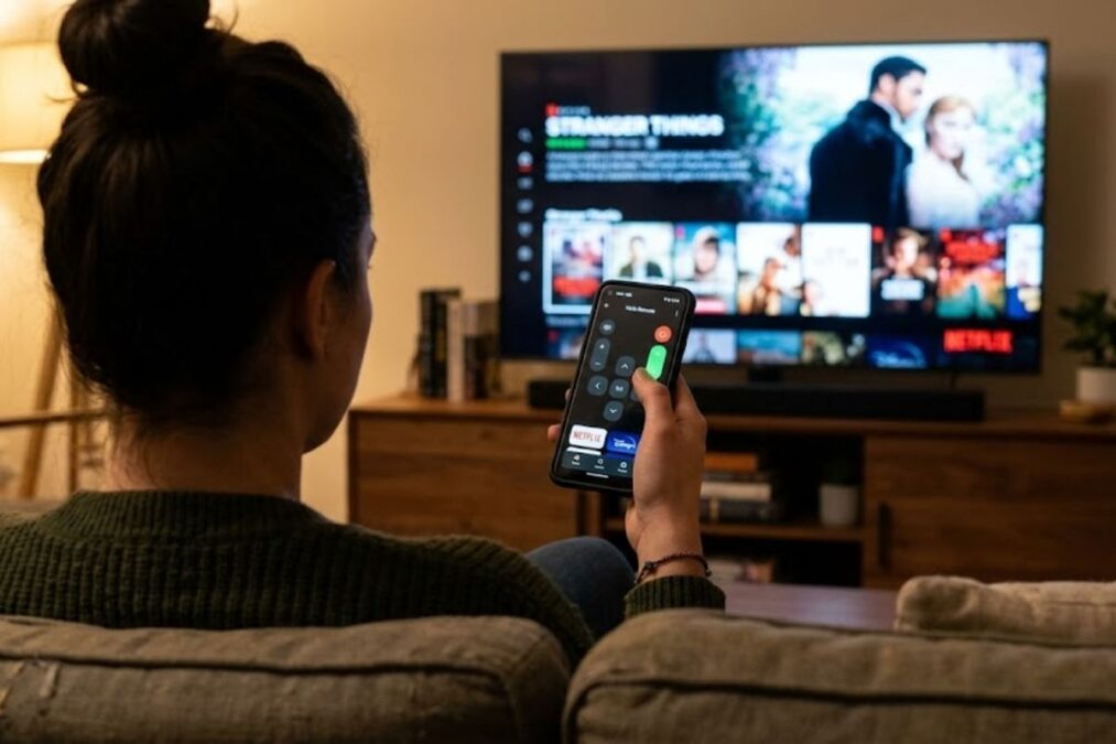 celular controle remoto da TV