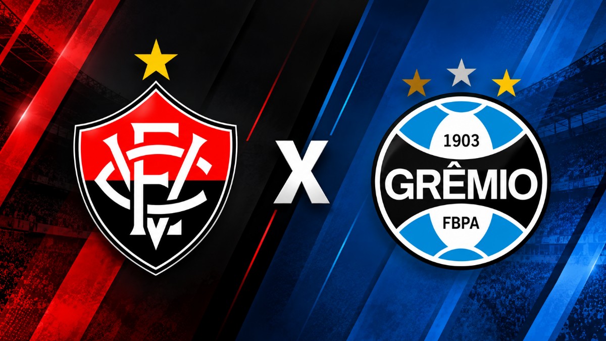 Imagem ilustrativa sobre Vitória enfrenta Grêmio na 26ª rodada: horários, escalações e onde acompanhar
